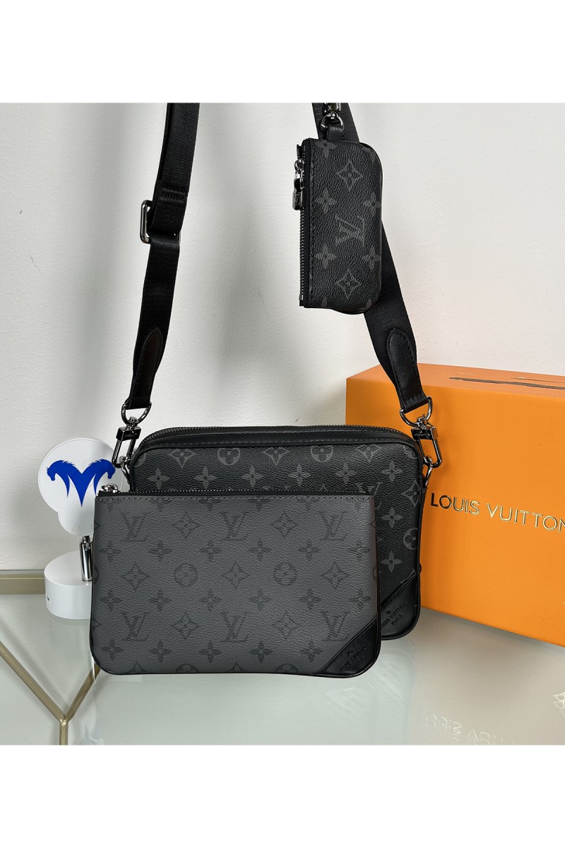 Louis Vuitton, Messenger, Men's Bag, Grey