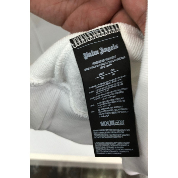 Palm Angels, Men's Hoodie, White