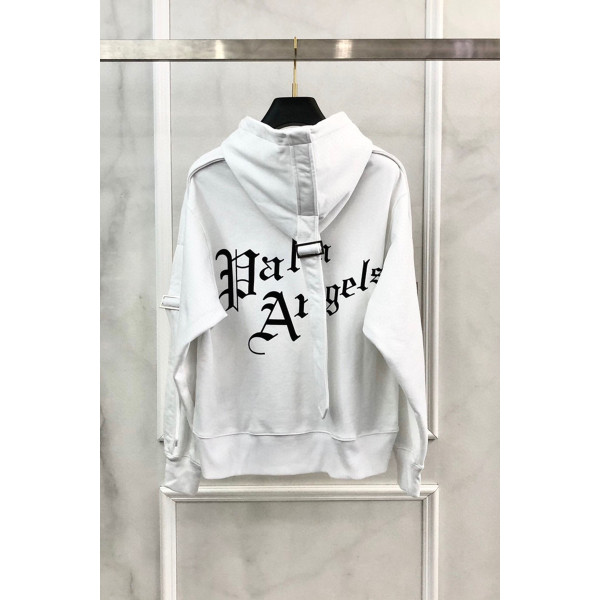 Palm Angels, Men's Hoodie, White