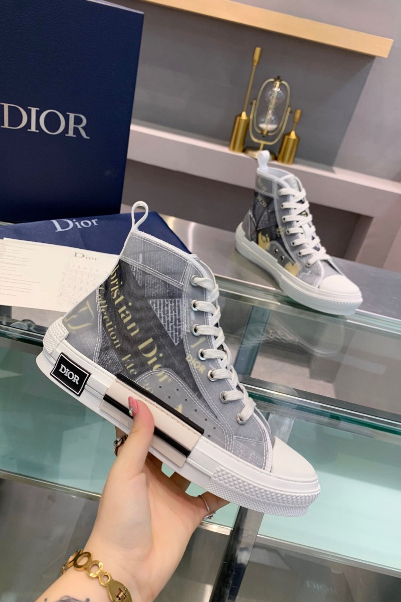 Christian Dior, B23, Men's Sneaker, Grey