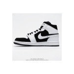 Nike, Air Jordan 1 Mid, Women's Sneaker, Black
