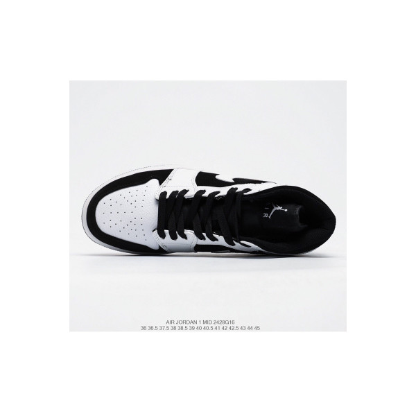 Nike, Air Jordan 1 Mid, Women's Sneaker, Black