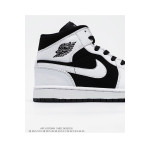 Nike, Air Jordan 1 Mid, Women's Sneaker, Black