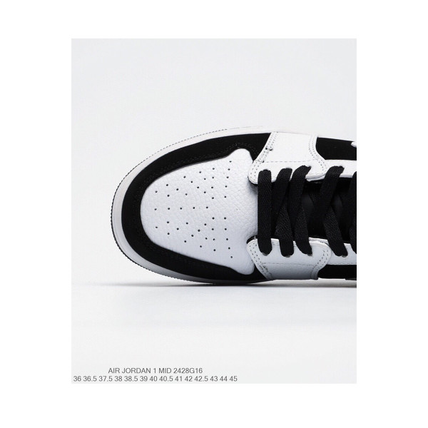 Nike, Air Jordan 1 Mid, Women's Sneaker, Black