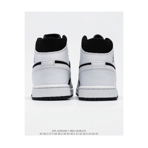 Nike, Air Jordan 1 Mid, Women's Sneaker, Black