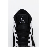 Nike, Air Jordan 1 Mid, Women's Sneaker, Black