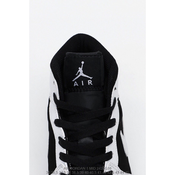 Nike, Air Jordan 1 Mid, Women's Sneaker, Black
