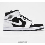 Nike, Air Jordan 1 Mid, Men's Sneaker, Black