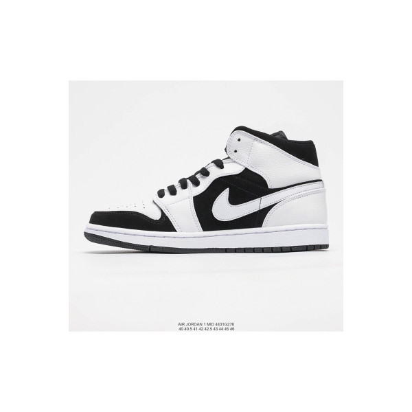 Nike, Air Jordan 1 Mid, Men's Sneaker, Black