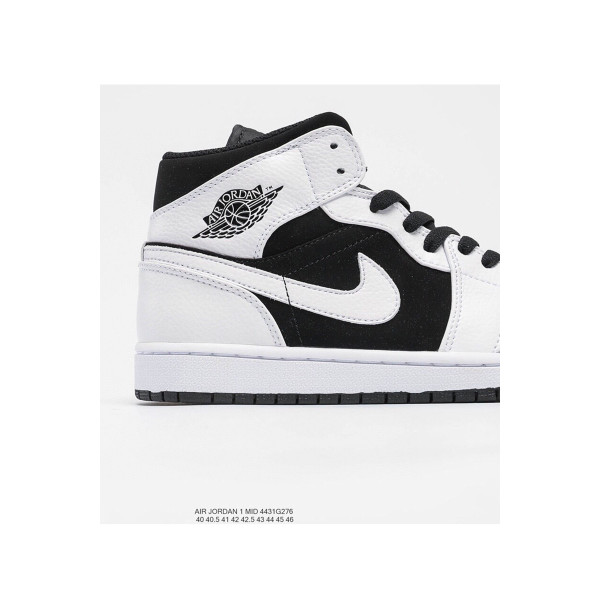 Nike, Air Jordan 1 Mid, Men's Sneaker, Black