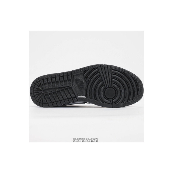 Nike, Air Jordan 1 Mid, Men's Sneaker, Black