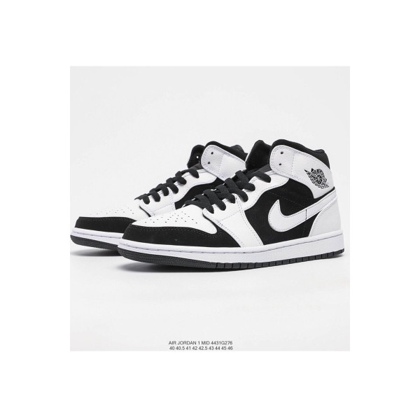 Nike, Air Jordan 1 Mid, Men's Sneaker, Black