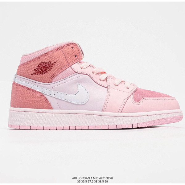Nike, Air Jordan 1 Mid, Women's Sneaker, Pink