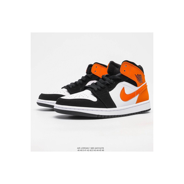 Nike, Air Jordan 1 Mid, Women's Sneaker, Orange