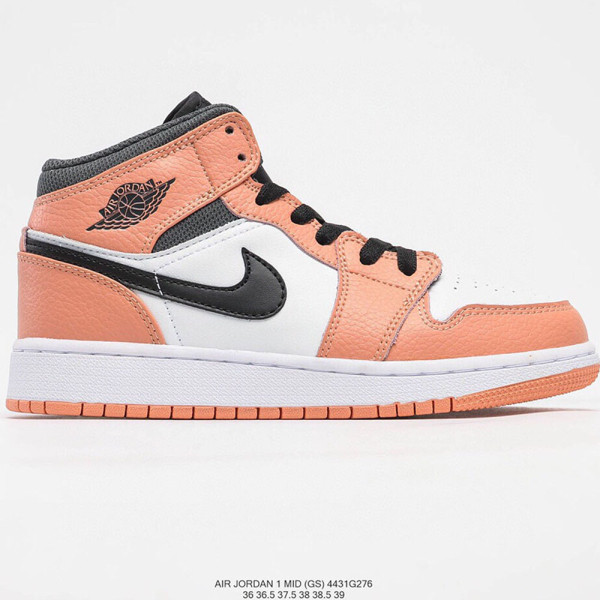 Nike, Air Jordan 1 Mid, Women's Sneaker, Salmon