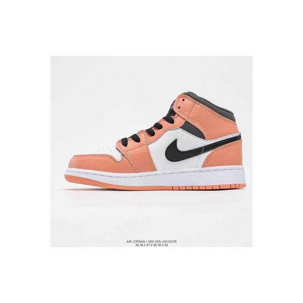 Nike, Air Jordan 1 Mid, Women's Sneaker, Salmon