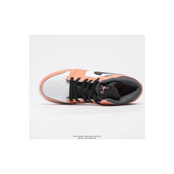 Nike, Air Jordan 1 Mid, Women's Sneaker, Salmon