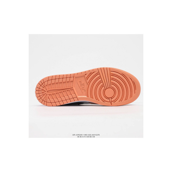 Nike, Air Jordan 1 Mid, Women's Sneaker, Salmon