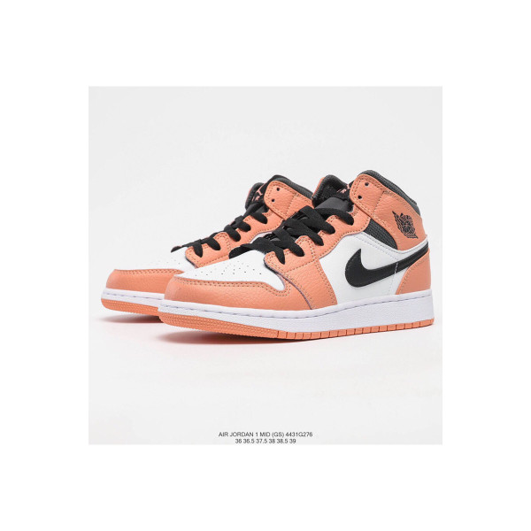 Nike, Air Jordan 1 Mid, Women's Sneaker, Salmon