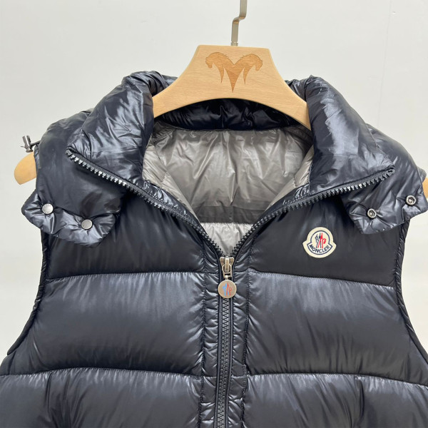 Moncler, Men's Vest, Black
