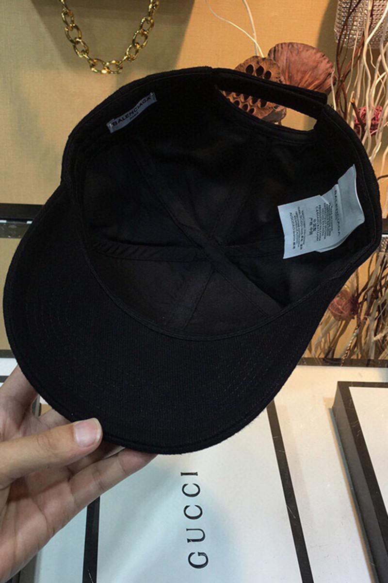 Balenciaga, Unisex Hat, Black