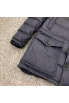 Moncler, Cluny Long Down, Men's Jacket, Navy