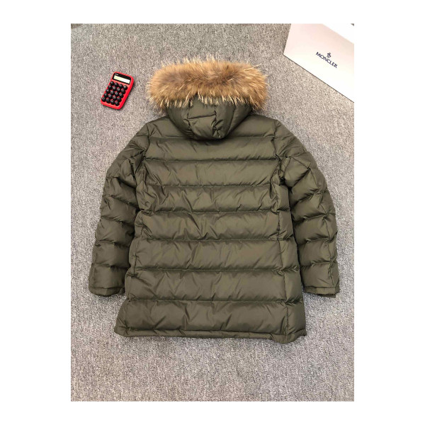 Moncler, Cluny Long Down, Men's Jacket, Khaki