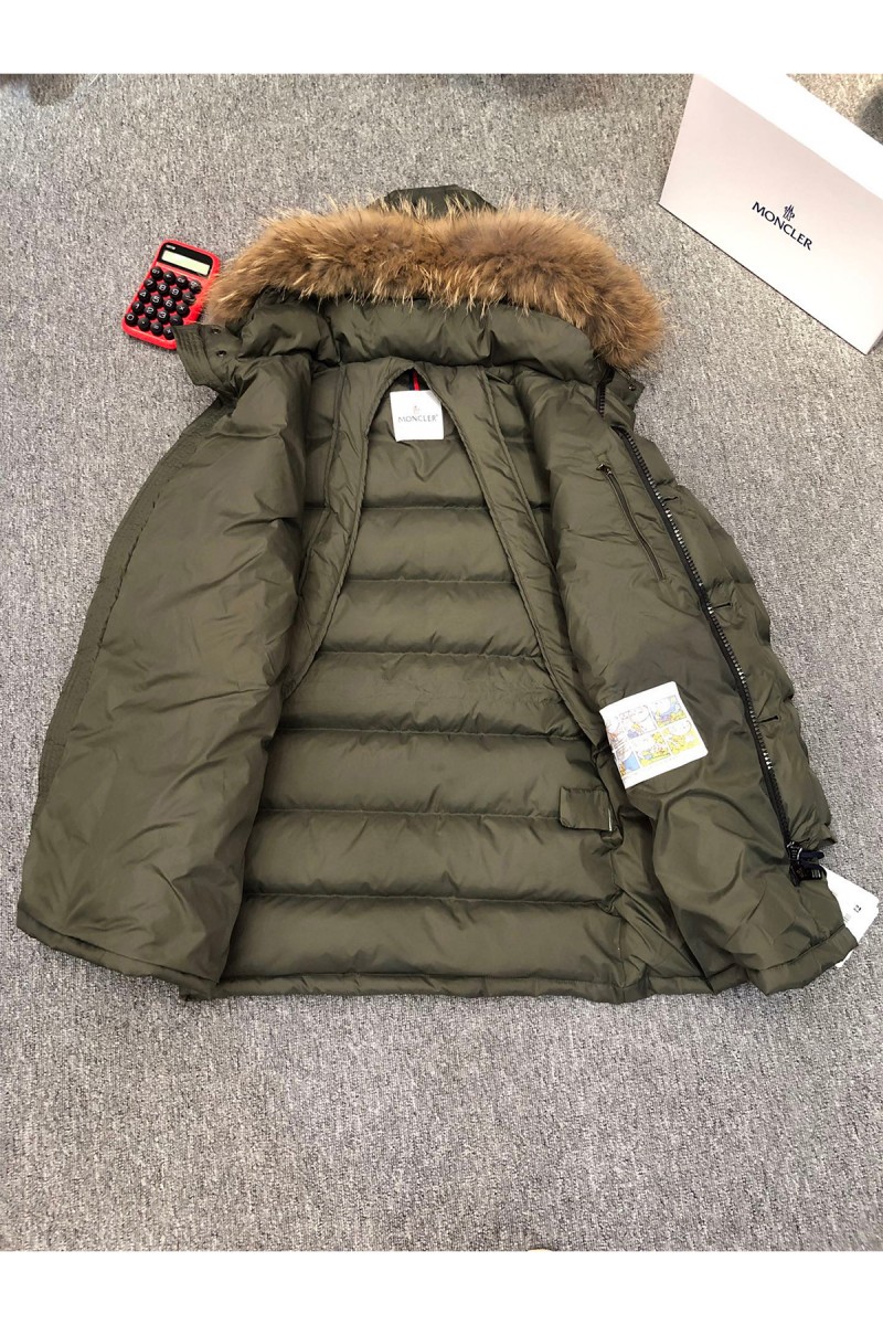 Moncler, Cluny Long Down, Men's Jacket, Khaki