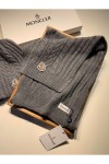 Moncler, Unisex Scarf Hat Set, Gray