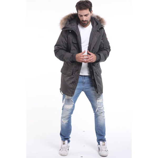 Parajumpers, Kodiak, Men's Parka, Gray