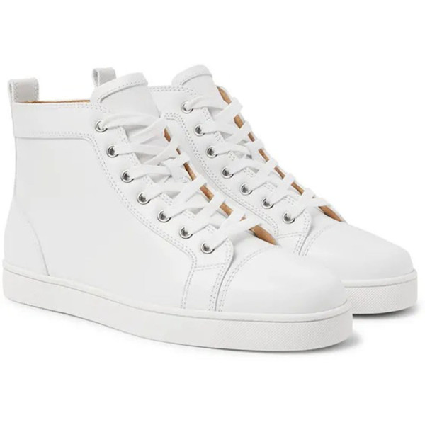 Christian Louboutin, Louis Orlato, Heren Sneakers, Suede, Wit