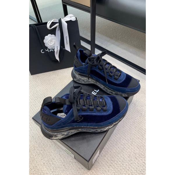 Chanel, Women's Sneaker, Navy