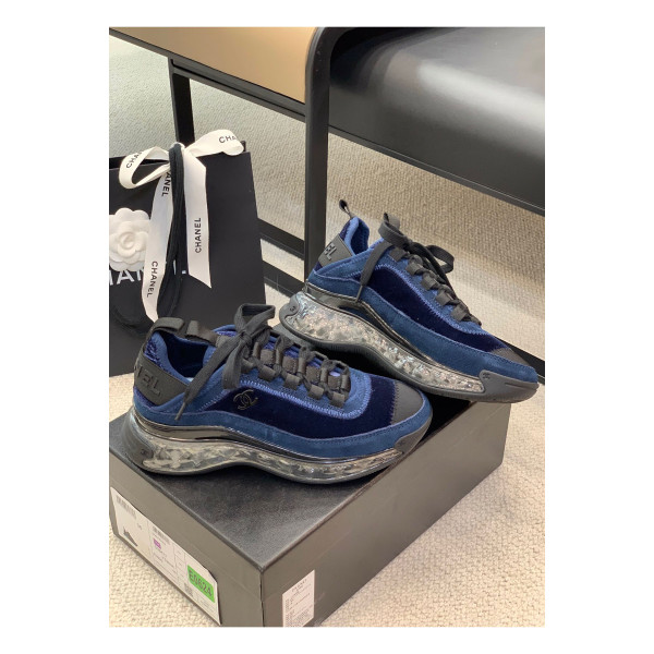 Chanel, Women's Sneaker, Navy