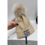 Moncler, Women's Beanie, Beige