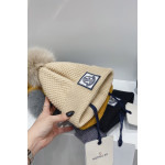 Moncler, Women's Beanie, Beige