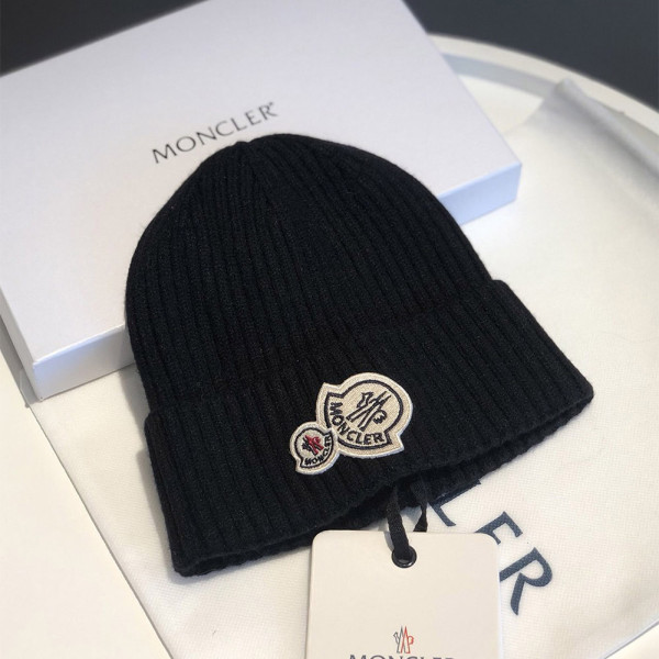 Moncler, Unisex Beanie, Black