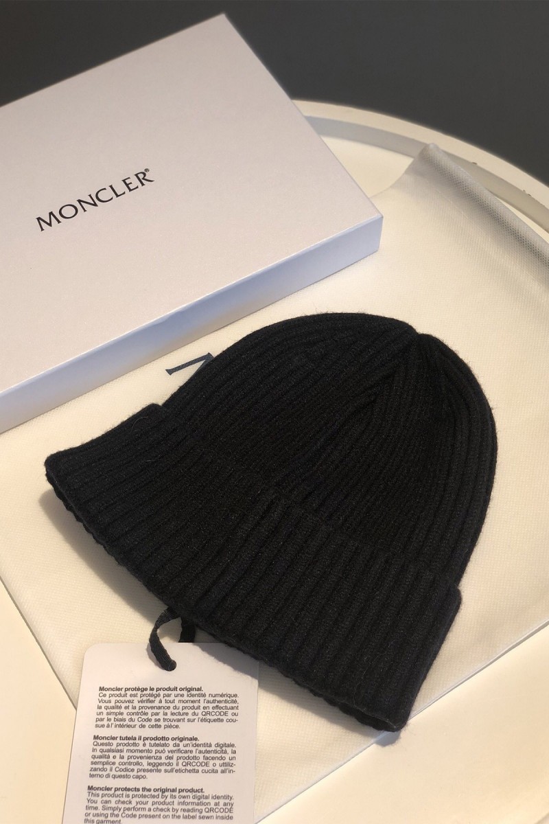 Moncler, Unisex Beanie, Black