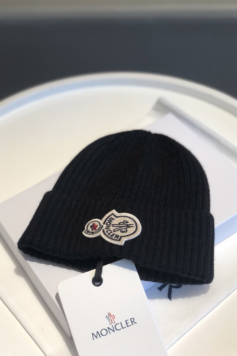 Moncler, Unisex Beanie, Black