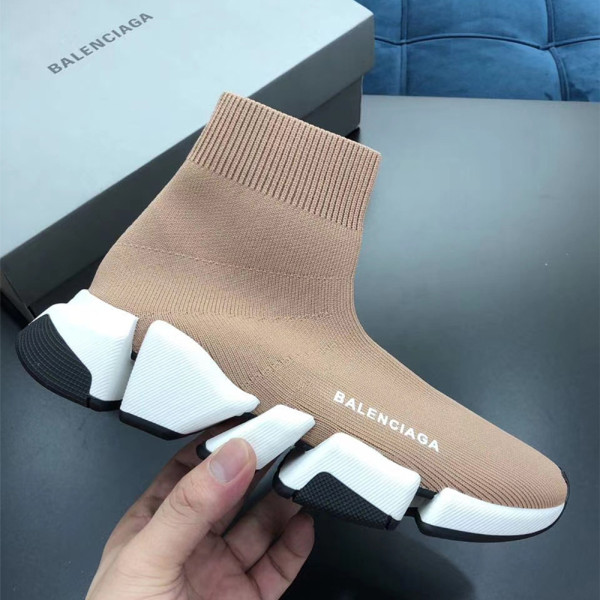 Balenciaga, Speed Trainers, Men's Sneaker, Camel