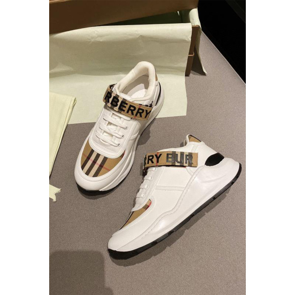 Burberry, Men's Sneaker, White