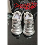 Versace, Chain Reaction, Men's Sneaker, Silver