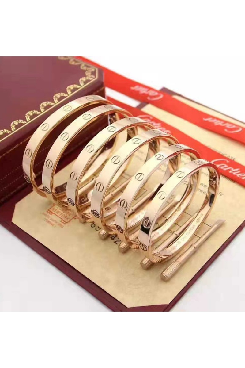 Cartier, Unisex Love Bracelet, Gold Rose