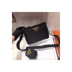 Prada, Unisex Bag, Black
