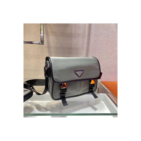 Prada, Unisex Bag, Grey