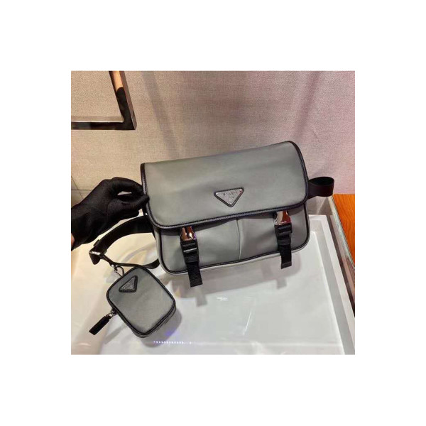 Prada, Unisex Bag, Grey
