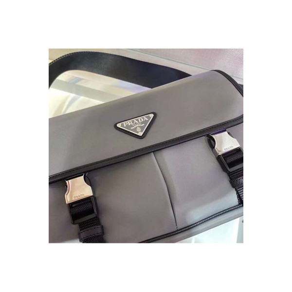 Prada, Unisex Bag, Grey