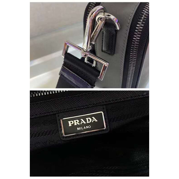 Prada, Men's Bag, Grey