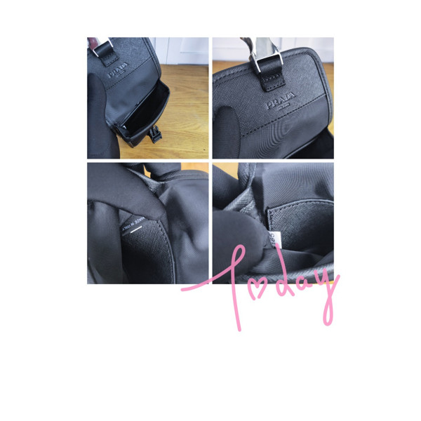 Prada, Unisex Bag, Black