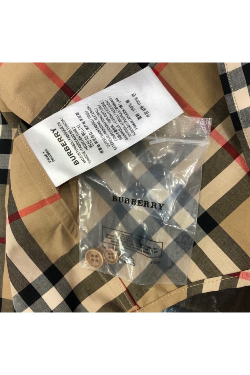 Burberry, Men's Shirt, Camel