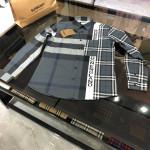 Burberry, Men's Shirt, Grey
